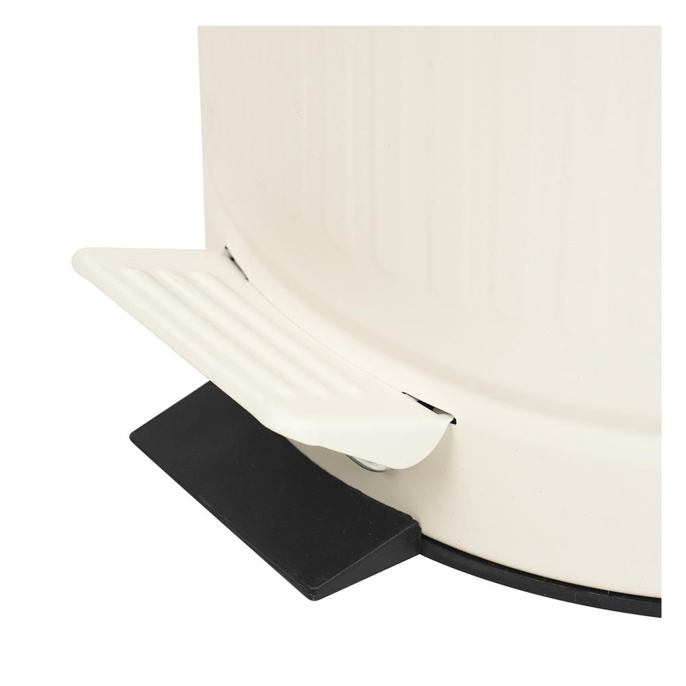 ถังขยะเหยียบกลม ACCO META 12 ลิตร สีครีม