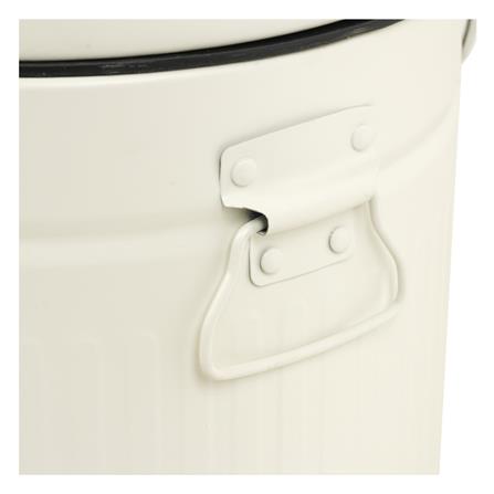 ถังขยะเหยียบกลม ACCO META 12 ลิตร สีครีม_6