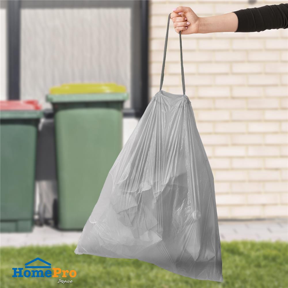 ถุงขยะหูผูก ACCO 30x33 นิ้ว 30 ใบ สีเทา