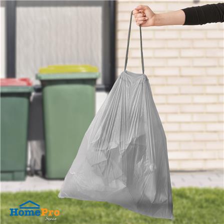 ถุงขยะหูผูก ACCO 30x33 นิ้ว 30 ใบ สีเทา_4