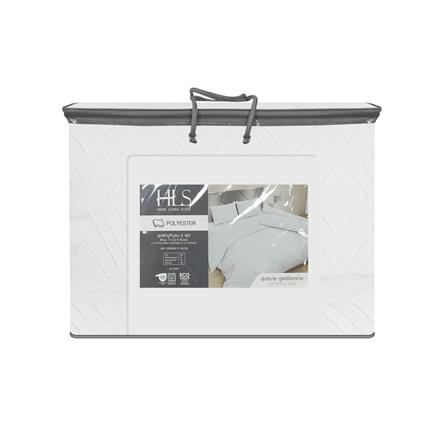 ชุดผ้าปูที่นอน 5 ฟุต 6 ชิ้น HOME LIVING STYLE EDEN สีขาว_5
