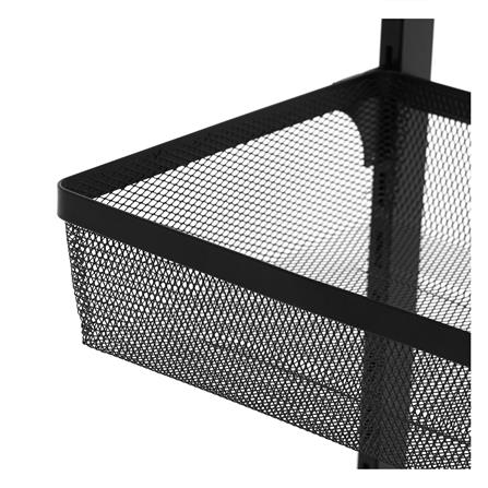 ชั้นวาง 4 ชั้น มีล้อ STACKO BRISK 35.5x30.7x89.6 ซม. สีดำ_4