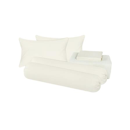 ชุดผ้าปูที่นอน 5 ฟุต 6 ชิ้น HOME LIVING STYLE ANDREA สีครีม_2