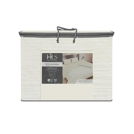 ชุดผ้าปูที่นอน 5 ฟุต 6 ชิ้น HOME LIVING STYLE ANDREA สีครีม_5