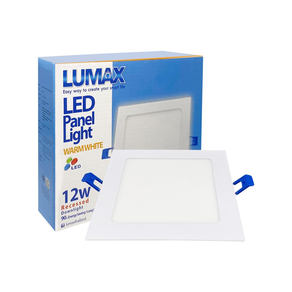 ดาวน์ไลท์ LED LUMAX 20-A0724 6.7 นิ้ว 12 วัตต์ WARM WHITE สีขาว