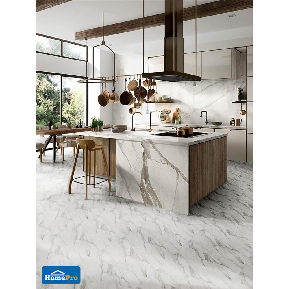 กระเบื้องพื้น 60x60 ซม. ภูผา ลอเรน ขาว PM 1.44 ตร.ม.