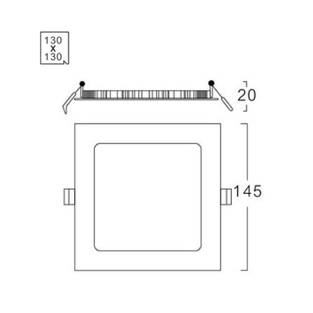 ดาวน์ไลท์ LED LUMAX 20-A0722 5.7 นิ้ว 9 วัตต์ WARM WHITE สีขาว_6