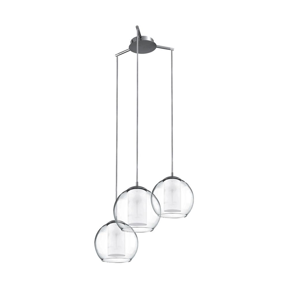 ไฟช่อ EGLO BOLSANO 92762 สีใส/เงิน 3 หัว