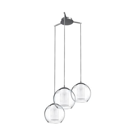 ไฟช่อ EGLO BOLSANO 92762 สีใส/เงิน 3 หัว_0