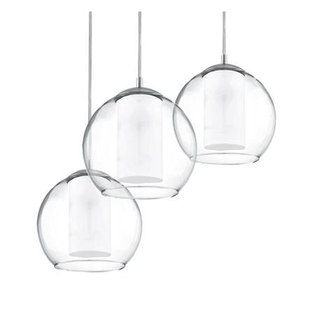 ไฟช่อ EGLO BOLSANO 92762 สีใส/เงิน 3 หัว_1