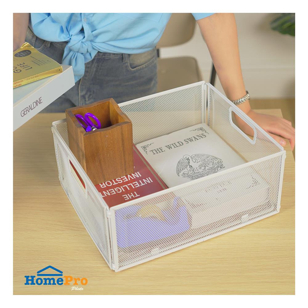 กล่องเหล็กเอกสาร STACKO KD 29.5x36x15 ซม. สีขาว