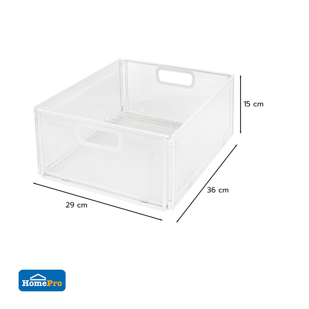 กล่องเหล็กเอกสาร STACKO KD 29.5x36x15 ซม. สีขาว