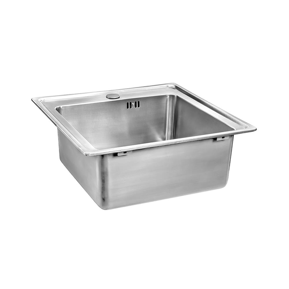 ซิงค์ฝัง 1 หลุม MEX ELB50BM สีเงิน