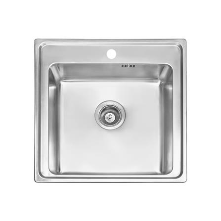 ซิงค์ฝัง 1 หลุม MEX ELB50BM สีเงิน