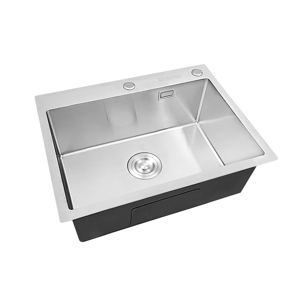 ซิงค์ฝัง 1 หลุม PARNO AP-5045 สีเงิน