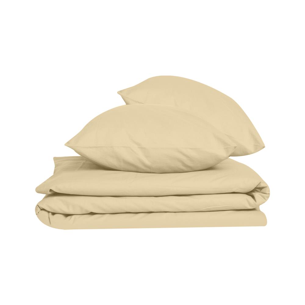 ชุดผ้าปูที่นอน 12 ฟุต 3 ชิ้น BED CLIP MICROTEX สี BEIGE