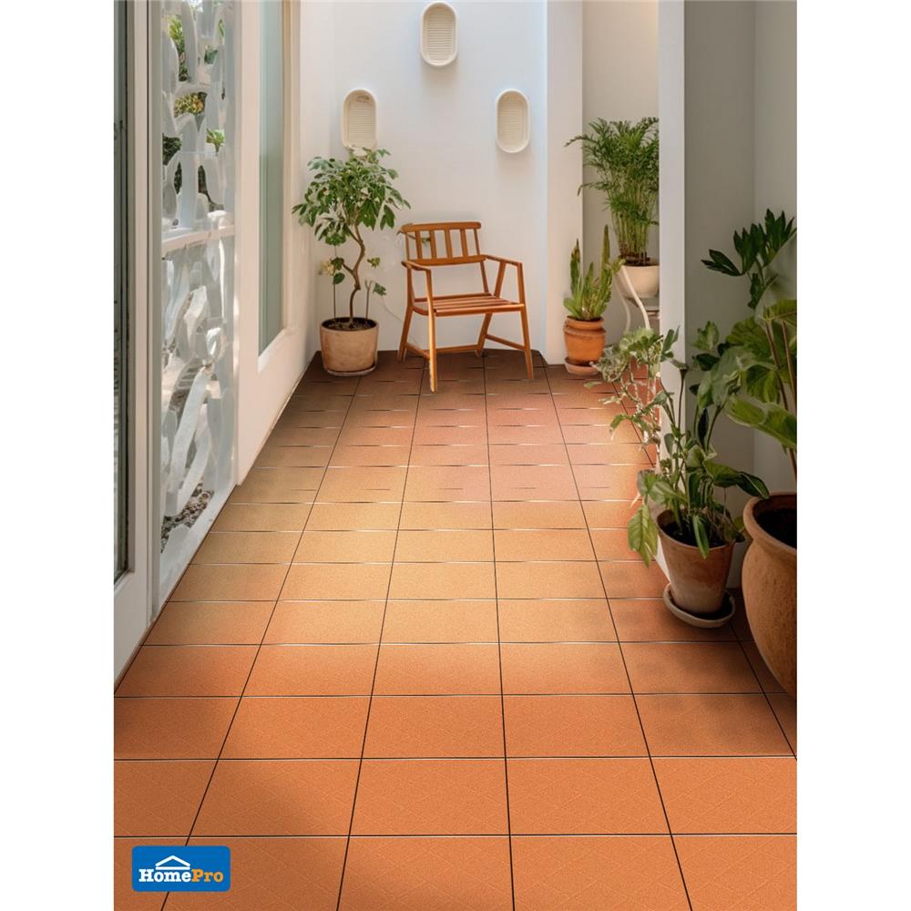 กระเบื้องพื้น 12x12 นิ้ว DURAGRES เท็กซ์ น้ำตาล 1 ตร.ม.