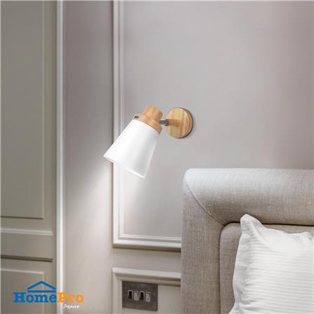 ไฟกิ่งภายใน CARINI B2305 สีขาว/ลายไม้ 1 หัว_3