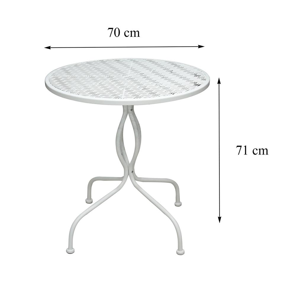 ชุดสนาม 2 ที่นั่ง SPRING STEELY สีขาว