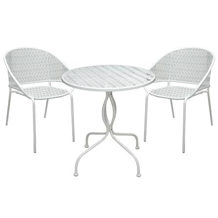 ชุดสนาม 2 ที่นั่ง SPRING STEELY สีขาว