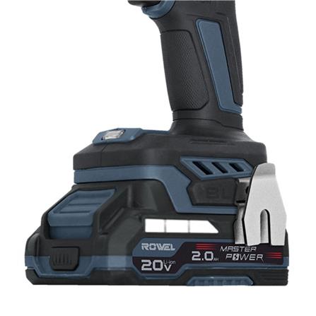สว่านกระแทกไร้สาย (พร้อมแบตเตอรี่) ROWEL RW-PT-DBD500 20 โวลต์_2