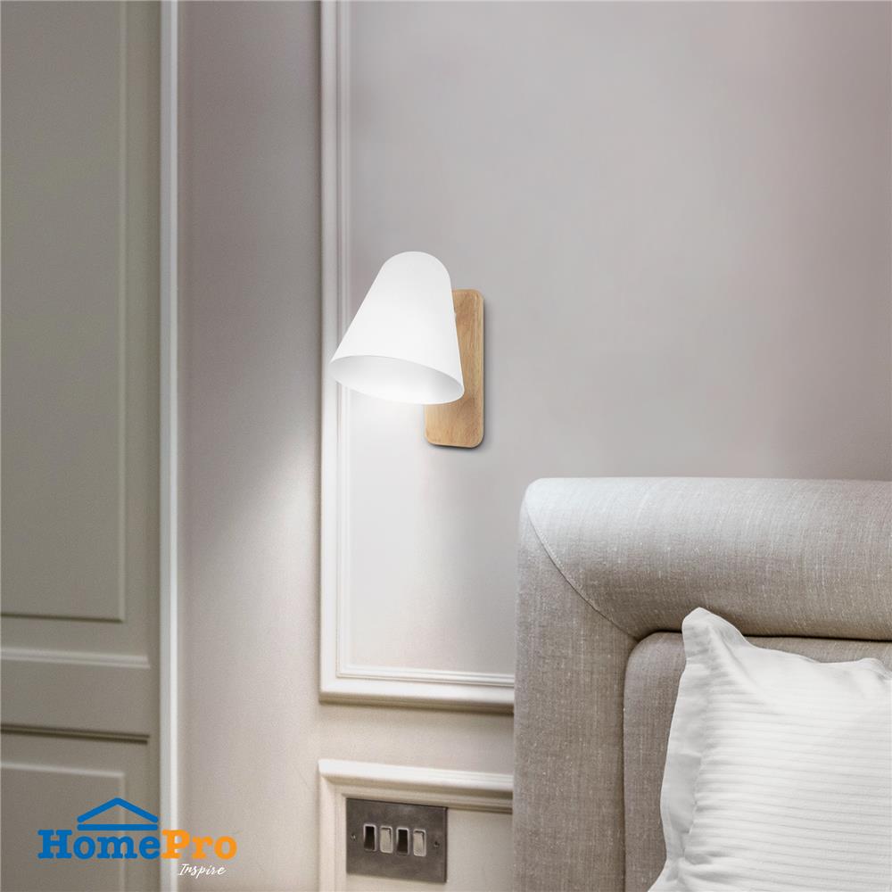 ไฟกิ่งภายใน CARINI B2306 สีขาว/ลายไม้ 1 หัว