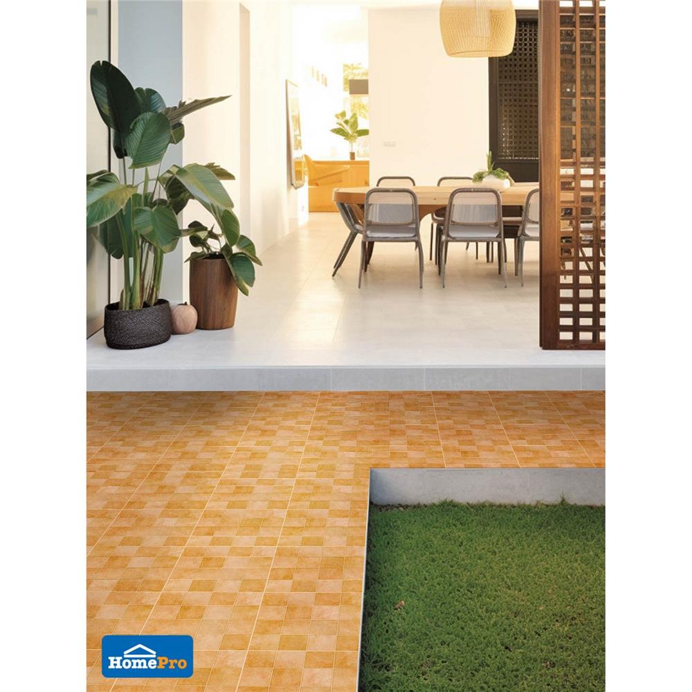 กระเบื้องพื้น 12x12 นิ้ว ภูผา ทองวิเศษ น้ำตาล 1 ตร.ม.
