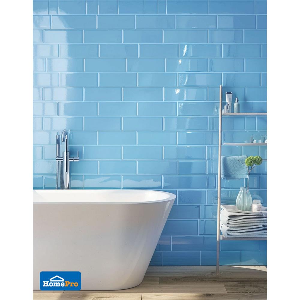 กระเบื้องผนัง 10x30 ซม. TARA ไดมอนด์ สกาย A 0.99 ตร.ม.