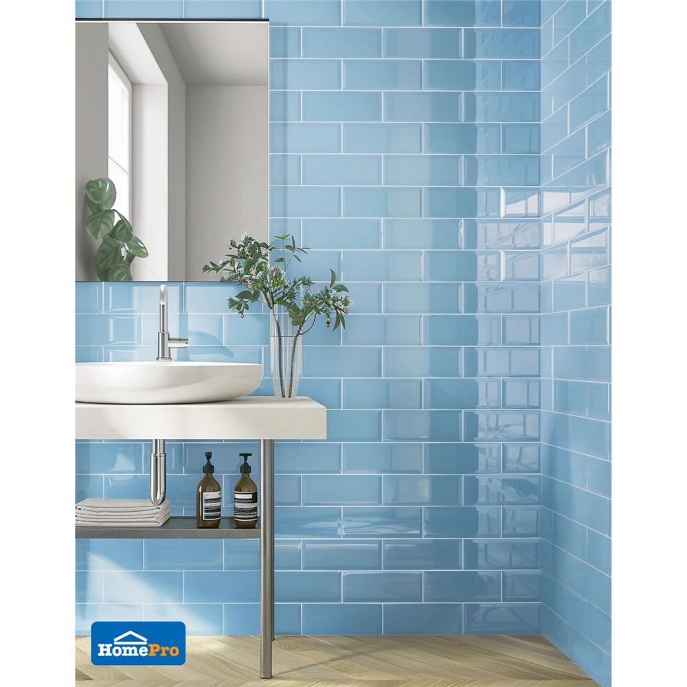 กระเบื้องผนัง 10x30 ซม. TARA ไดมอนด์ สกาย A 0.99 ตร.ม.