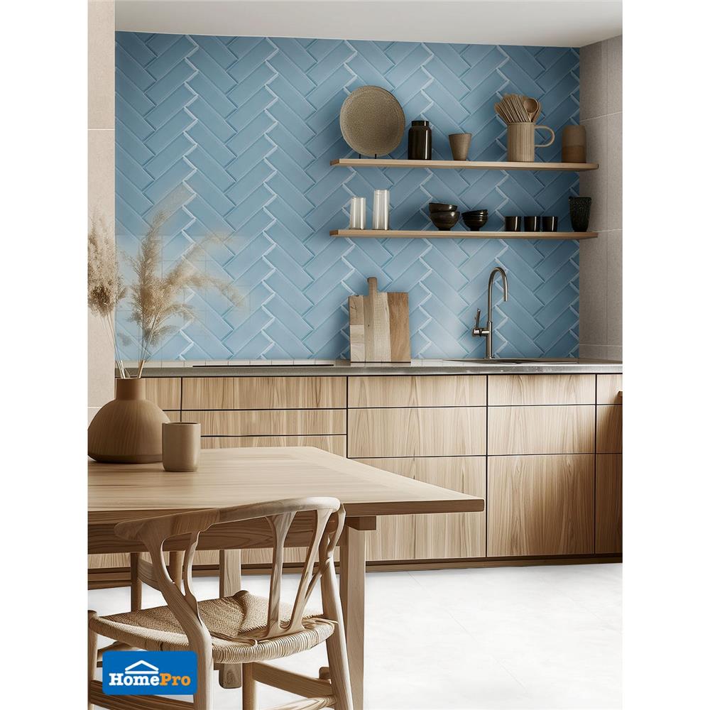 กระเบื้องผนัง 10x30 ซม. TARA ไดมอนด์ สกาย A 0.99 ตร.ม.