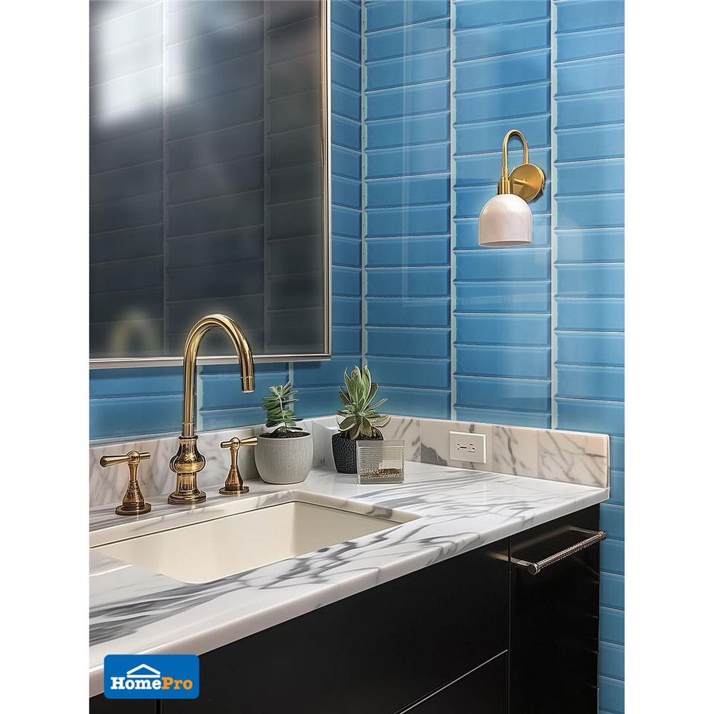 กระเบื้องผนัง 10x30 ซม. TARA ไดมอนด์ สกาย A 0.99 ตร.ม.