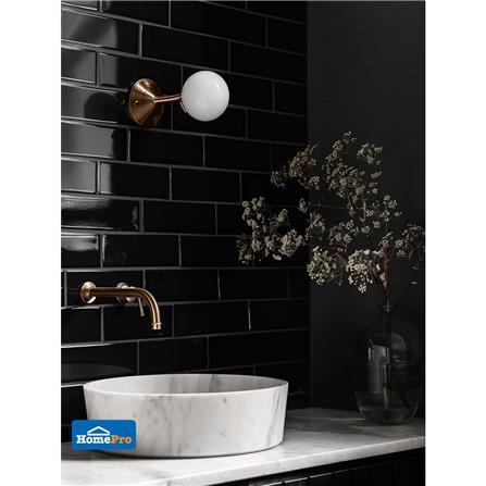 กระเบื้องผนัง 10x30 ซม. TARA กลอสซี่ แบล็ค A 0.99 ตร.ม._4