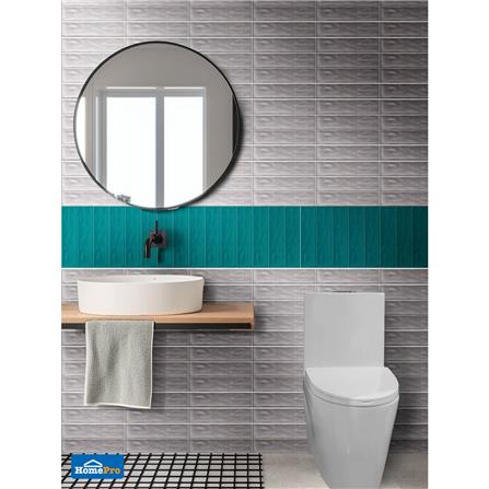 กระเบื้องผนัง 7.5x30 ซม. TARA ฮานา เทาอ่อน A 0.99 ตร.ม._3