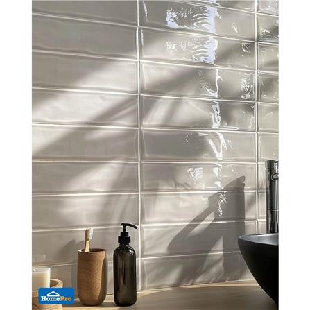 กระเบื้องผนัง 7.5x30 ซม. TARA ฮานา เทาอ่อน A 0.99 ตร.ม._7