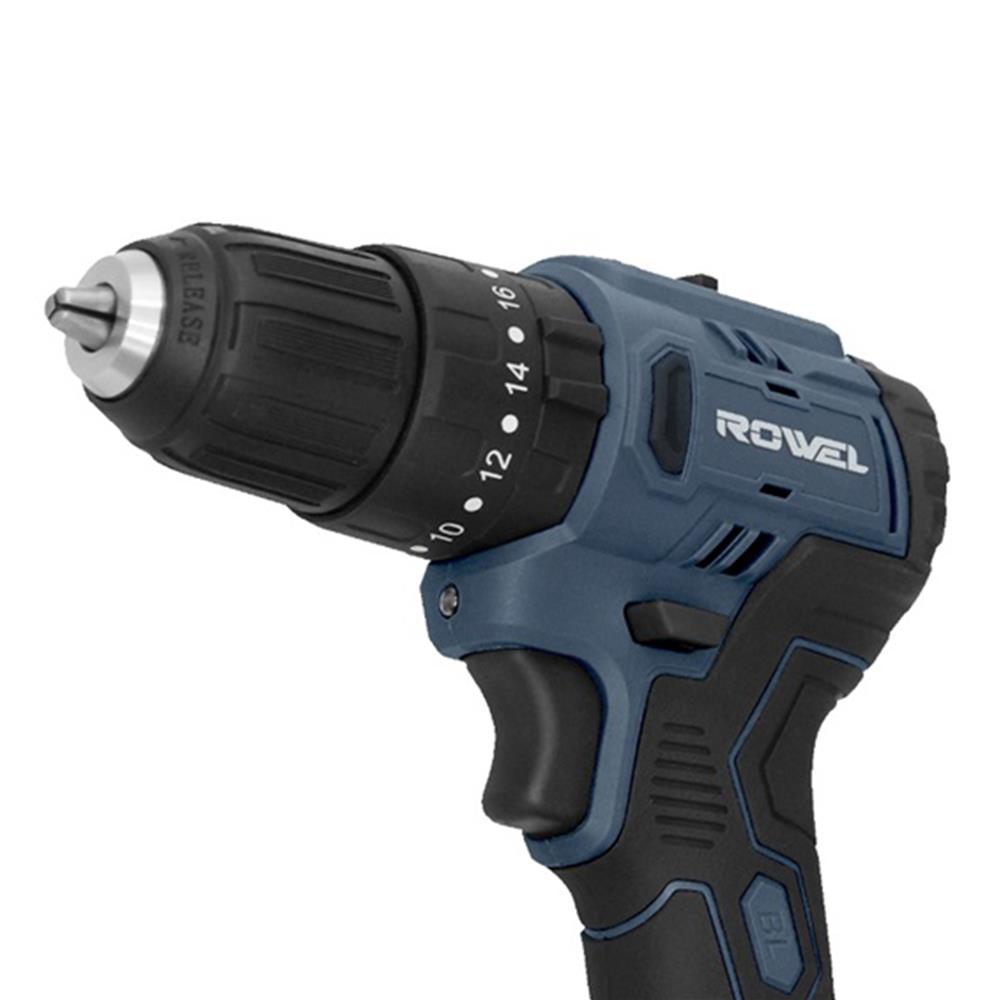 สว่านกระแทกไร้สาย (พร้อมแบตเตอรี่) ROWEL RW-PT-DBDC500 20 โวลต์