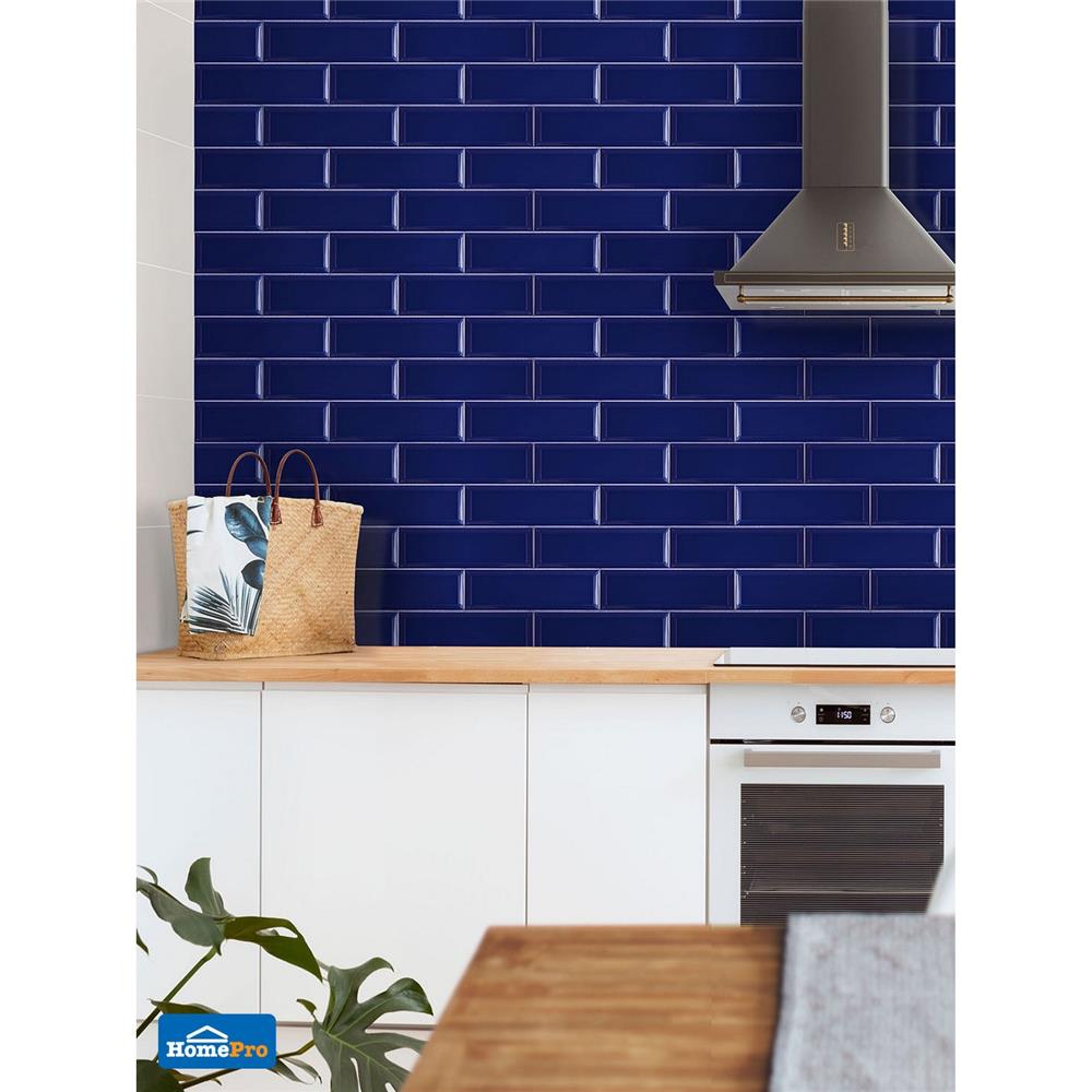 กระเบื้องผนัง 10x30 ซม. TARA ไดมอนด์ เนวี่ บลู A 0.99 ตร.ม.