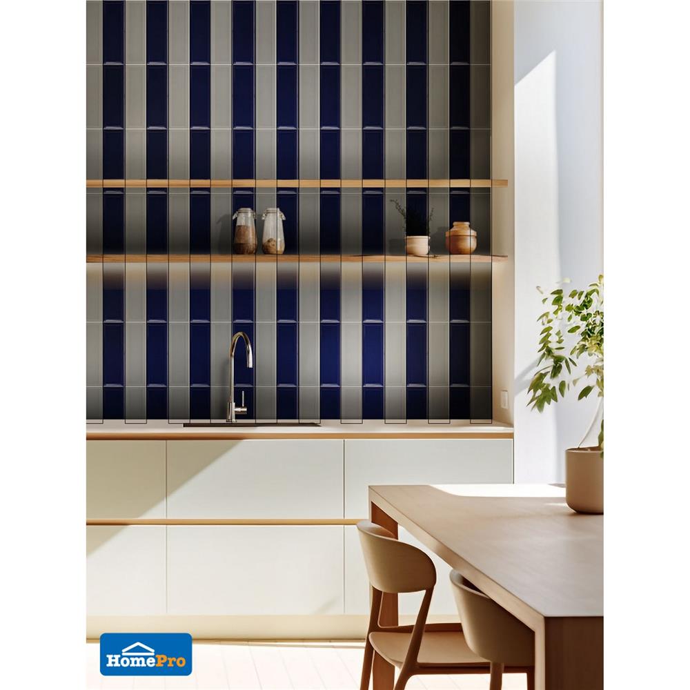 กระเบื้องผนัง 10x30 ซม. TARA เจสลีน เทา A 0.99 ตร.ม.