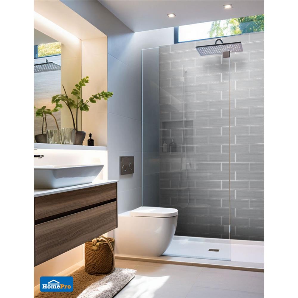 กระเบื้องผนัง 10x30 ซม. TARA เจสลีน เทา A 0.99 ตร.ม.