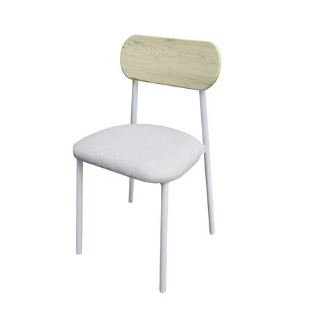 ชุดโต๊ะอาหาร 4 ที่นั่ง FURDINI GENTO สีไลท์โอ๊ค/ขาว_3