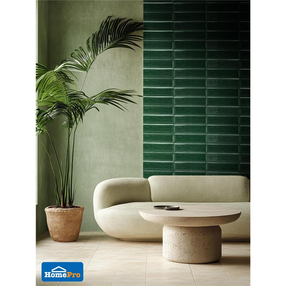 กระเบื้องผนัง 7.5x30 ซม. TARA ฮานา เขียว A 0.99 ตร.ม.