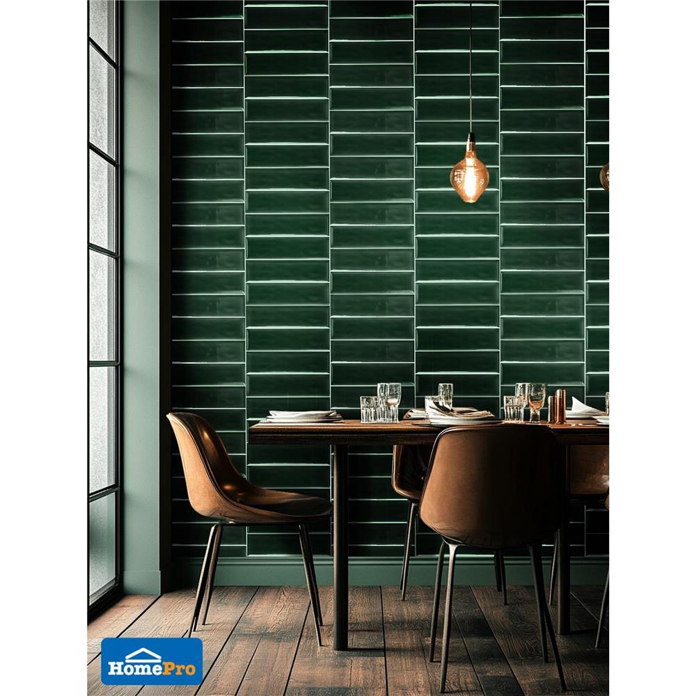 กระเบื้องผนัง 7.5x30 ซม. TARA ฮานา เขียว A 0.99 ตร.ม.