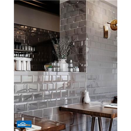 กระเบื้องผนัง 10x30 ซม. TARA เจสลีน เทาเข้ม A 0.99 ตร.ม._8