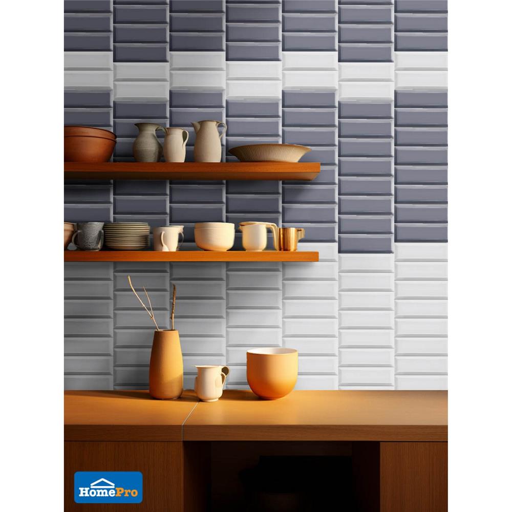 กระเบื้องผนัง 10x30 ซม. TARA เจสลีน ไวท์ A 0.99 ตร.ม.