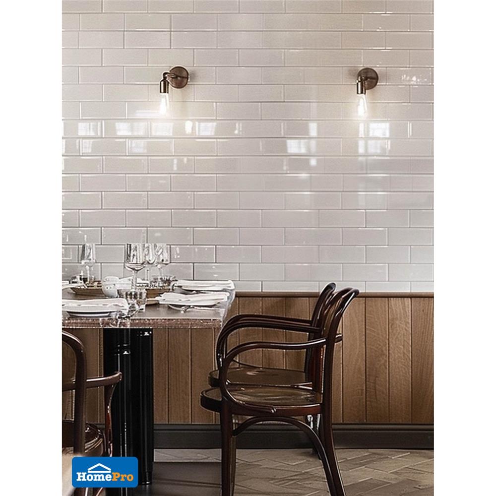 กระเบื้องผนัง 10x30 ซม. TARA เจสลีน ไวท์ A 0.99 ตร.ม.