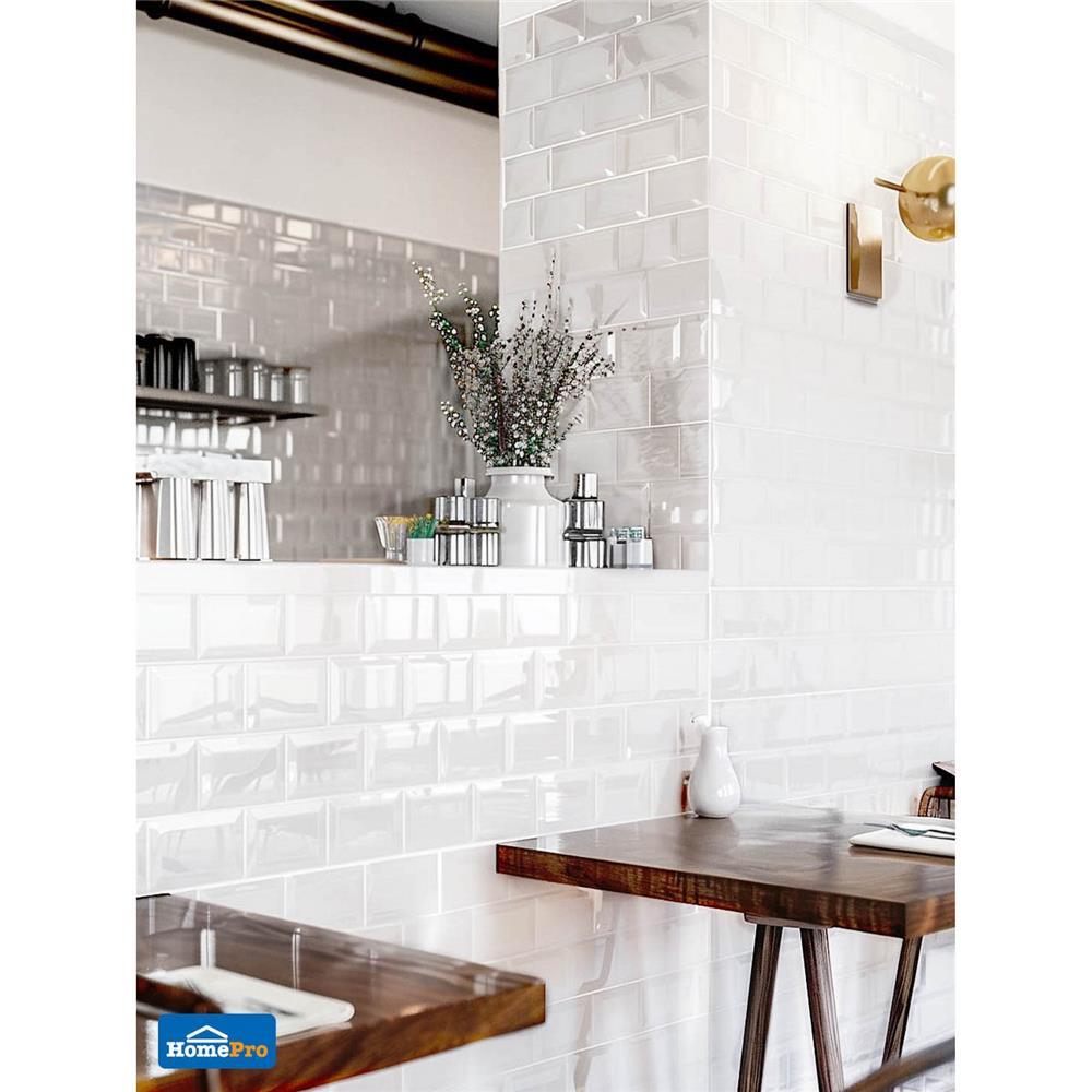 กระเบื้องผนัง 10x30 ซม. TARA เจสลีน ไวท์ A 0.99 ตร.ม.