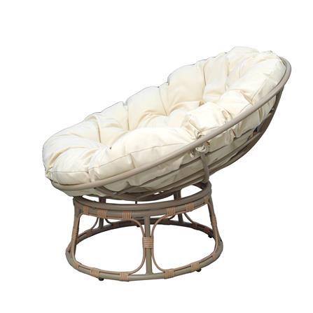 เก้าอี้พักผ่อน FURDINI MOONCHAIR RATTAN สีเบจ_1