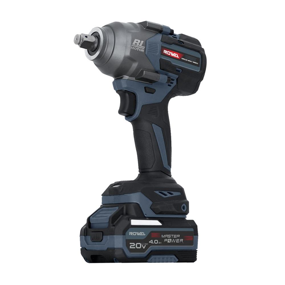 บล็อกกระแทกไร้สาย (พร้อมแบตเตอรี่) ROWEL RW-PT-DIW750 20 โวลต์