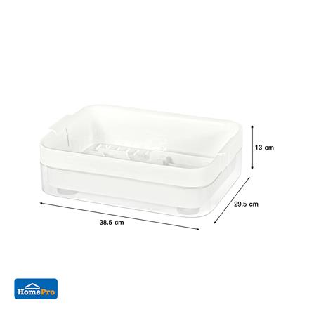 ชั้นคว่ำจานพลาสติก KECH IVORY_6