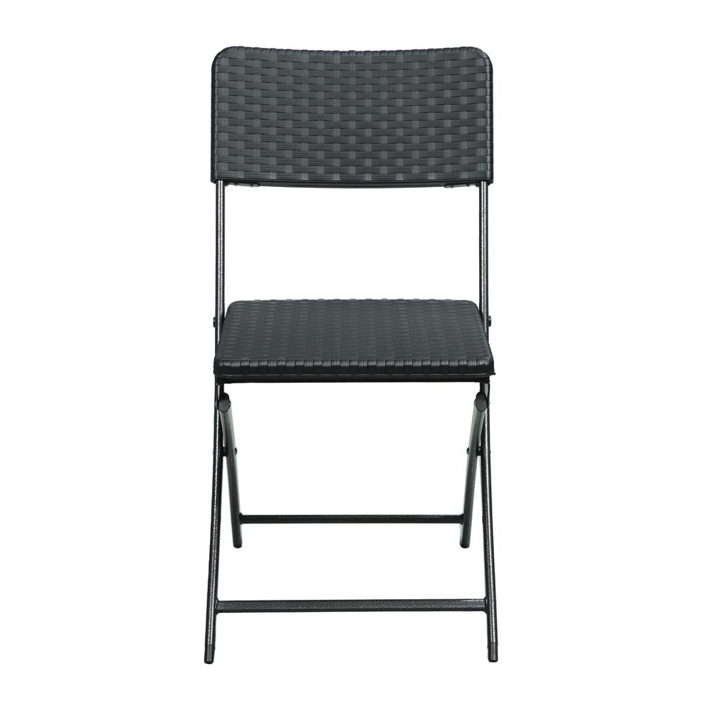 เก้าอี้พับ HDPE ME LIVING สีดำ