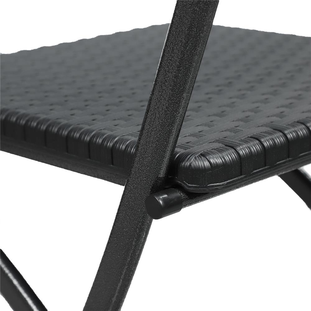 เก้าอี้พับ HDPE ME LIVING สีดำ